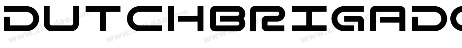 Dutchbrigade Regular字体转换